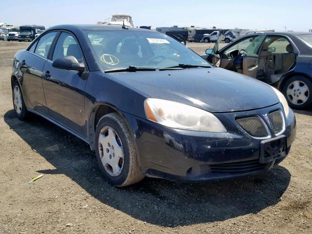 1G2ZF57BX84187718 - 2008 PONTIAC G6 VALUE L BLACK photo 1