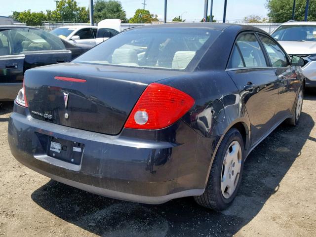 1G2ZF57BX84187718 - 2008 PONTIAC G6 VALUE L BLACK photo 4