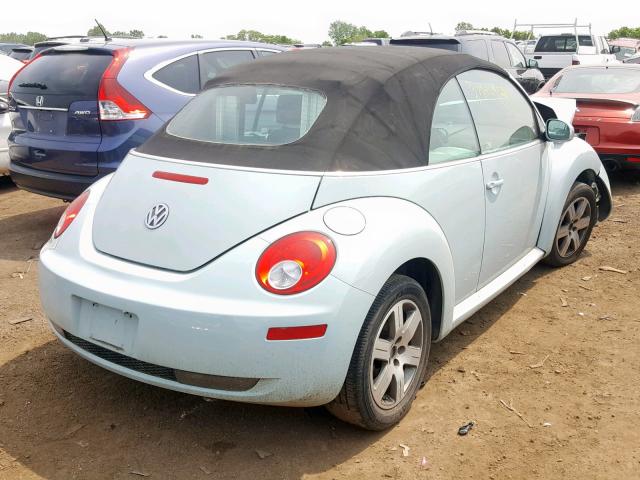 3VWRF31Y76M306191 - 2006 VOLKSWAGEN NEW BEETLE ლურჯი ფოტო 4