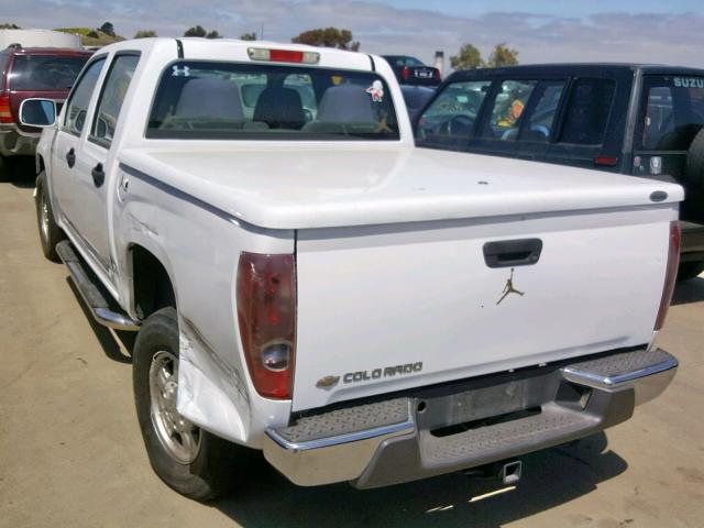 1GCCS136068154005 - 2006 CHEVROLET COLORADO WHITE photo 3