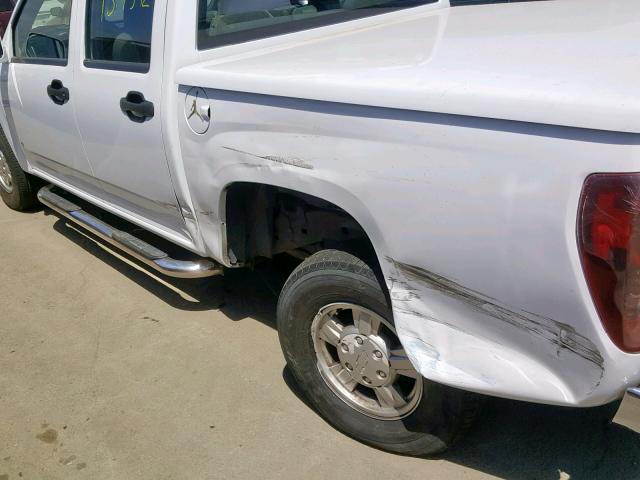 1GCCS136068154005 - 2006 CHEVROLET COLORADO WHITE photo 9