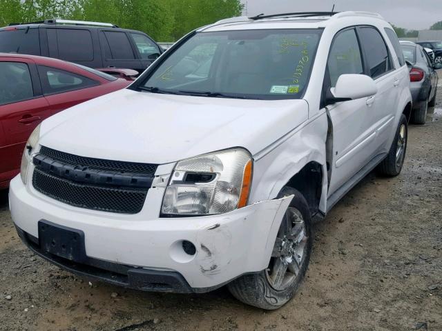 2CNDL43F296218702 - 2009 CHEVROLET EQUINOX LT WHITE photo 2