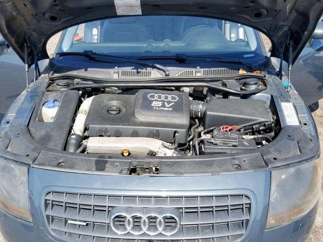 TRUWT28N541009358 - 2004 AUDI TT QUATTRO GRAY photo 7