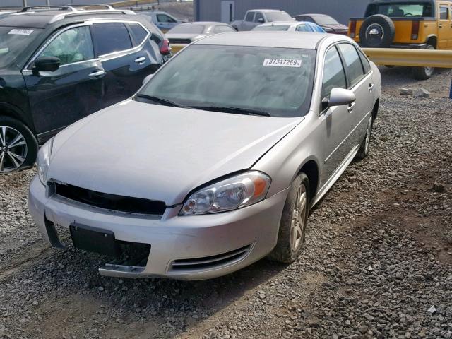 2G1WB5E38G1116543 - 2016 CHEVROLET IMPALA LIM SILVER photo 2