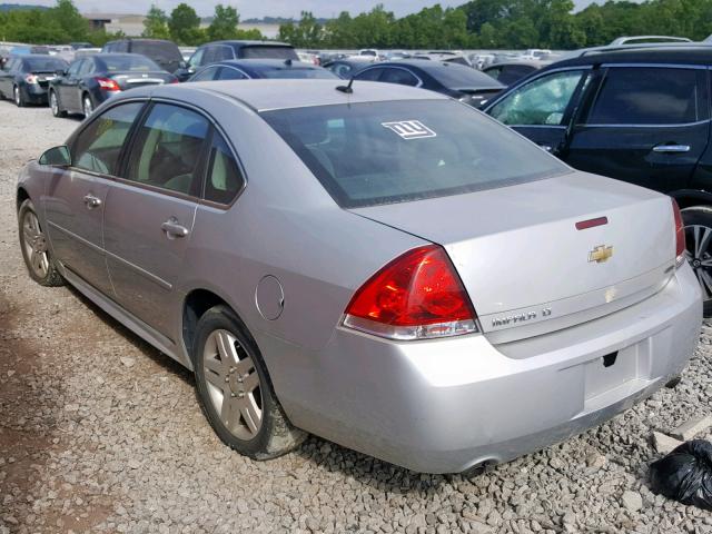 2G1WB5E38G1116543 - 2016 CHEVROLET IMPALA LIM SILVER photo 3