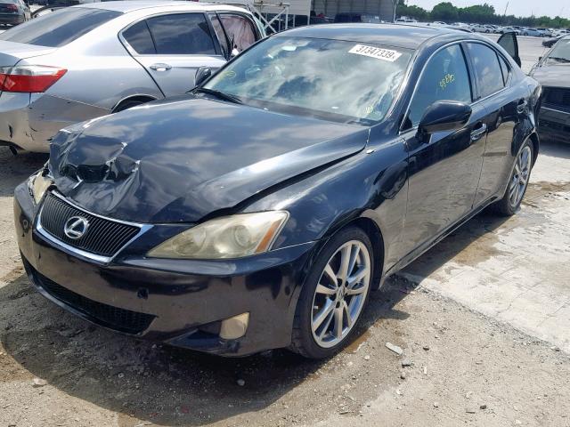 JTHBK262985060198 - 2008 LEXUS IS 250 BLACK photo 2