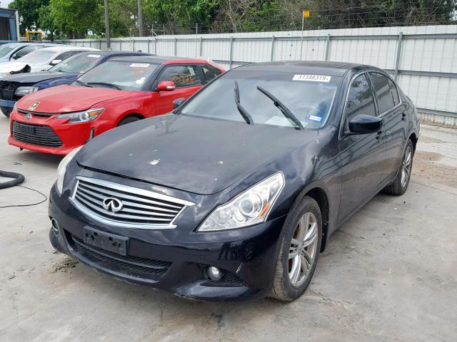 JN1CV6AR9DM768107 - 2013 INFINITI G37 BLACK photo 2