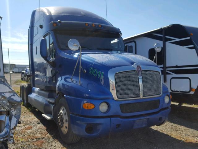 1XKTD49X49J239846 - 2009 KENWORTH CONSTRUCTI BLUE photo 1