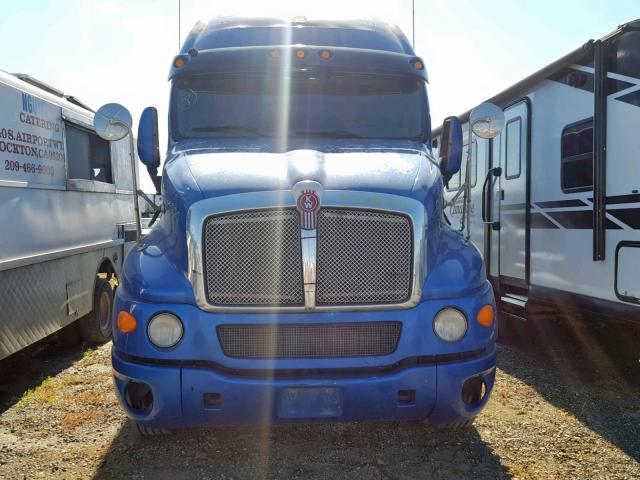 1XKTD49X49J239846 - 2009 KENWORTH CONSTRUCTI BLUE photo 9