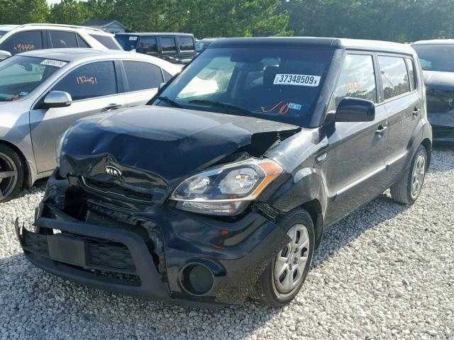 KNDJT2A52D7630388 - 2013 KIA SOUL BLACK photo 2