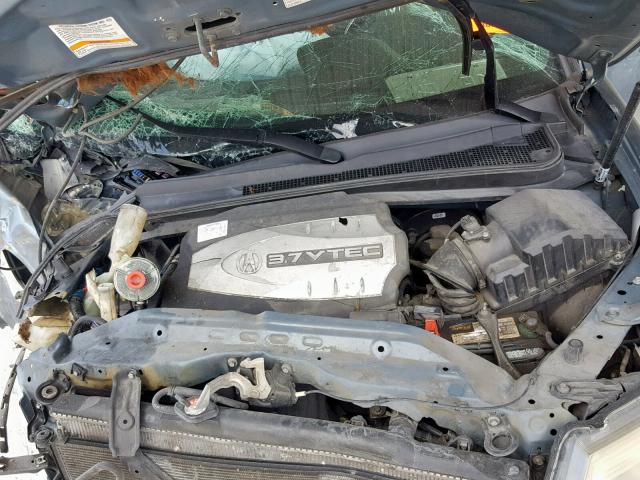 2HNYD28218H528091 - 2008 ACURA MDX BLUE photo 7