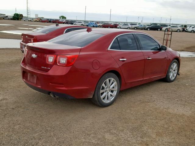 1G11H5SL2EF131669 - 2014 CHEVROLET MALIBU LTZ მუქწითელი ფოტო 4