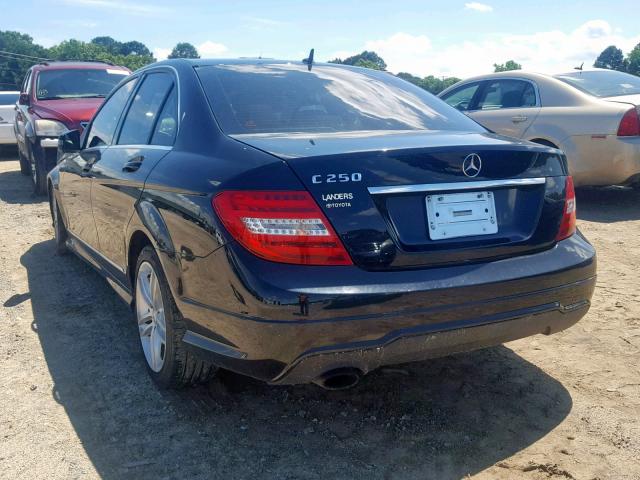 WDDGF4HB1DR245813 - 2013 MERCEDES-BENZ C 250 SILVER photo 3