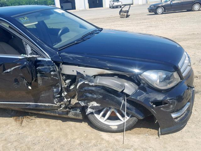 WDDGF4HB1DR245813 - 2013 MERCEDES-BENZ C 250 SILVER photo 9