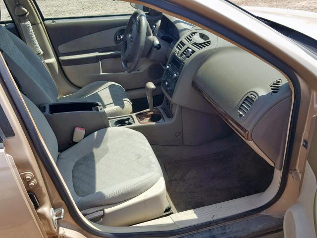 1G1ZT62805F197298 - 2005 CHEVROLET MALIBU MAX 金色 照片 5