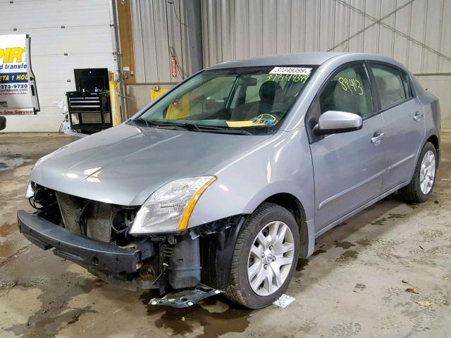 3N1AB6AP3CL677454 - 2012 NISSAN SENTRA 2.0 GRAY photo 2