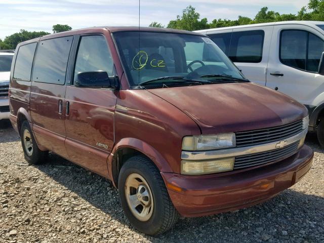 1GNDM19W5XB111863 - 1999 CHEVROLET ASTRO MAROON photo 1