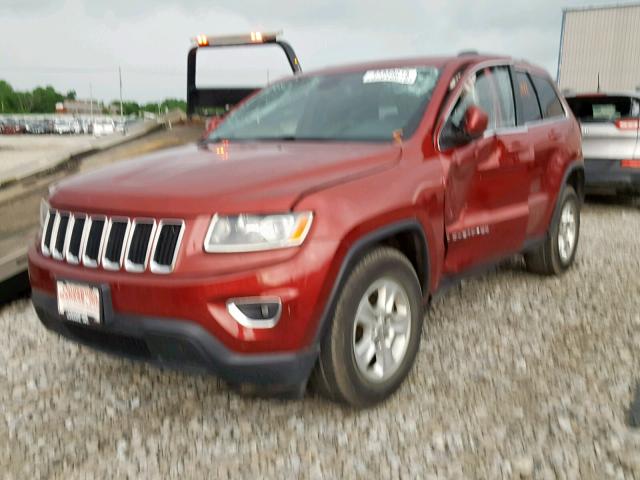 1C4RJFAG7EC140734 - 2014 JEEP GRAND CHER BURGUNDY photo 2