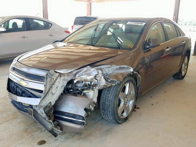 1G1ZF5E72CF117291 - 2012 CHEVROLET MALIBU 3LT თაფლისფერი ფოტო 2