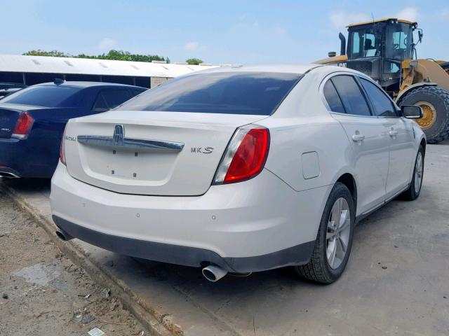 1LNHM93R99G623378 - 2009 LINCOLN MKS WHITE photo 4