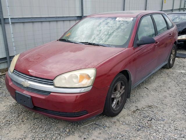 1G1ZT64894F212375 - 2004 CHEVROLET MALIBU MAX RED photo 2
