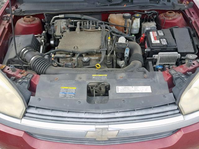 1G1ZT64894F212375 - 2004 CHEVROLET MALIBU MAX RED photo 7