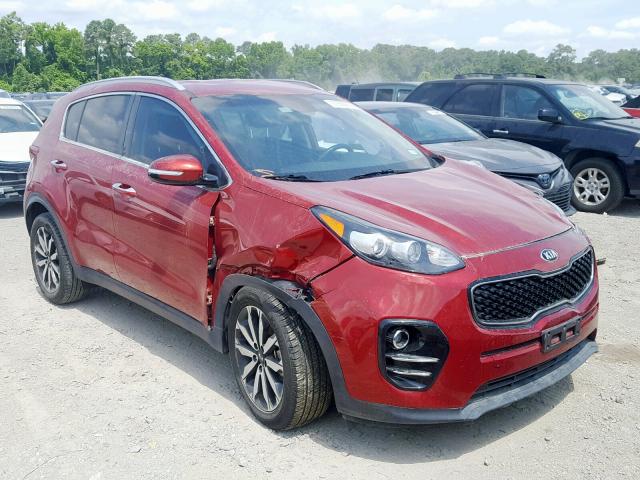 KNDPN3AC1J7400829 - 2018 KIA SPORTAGE E RED photo 1