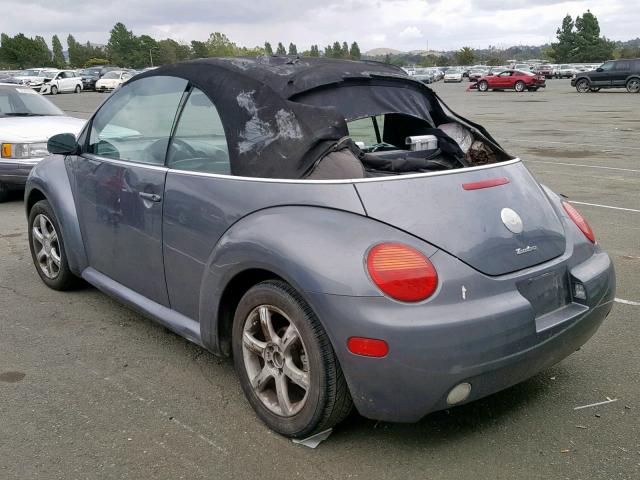 3VWCD31Y34M334112 - 2004 VOLKSWAGEN NEW BEETLE Boz foto 3