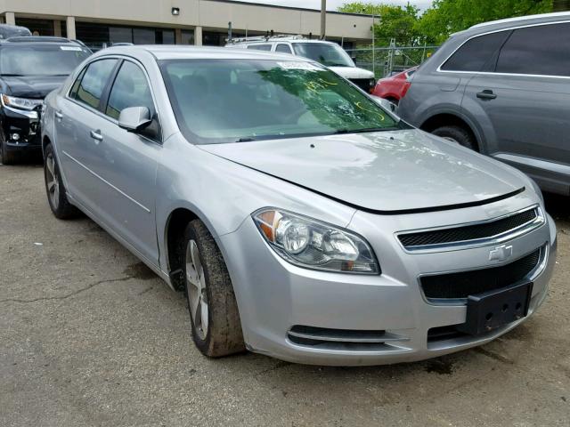 1G1ZC5EU1CF180011 - 2012 CHEVROLET MALIBU 1LT SILVER photo 1
