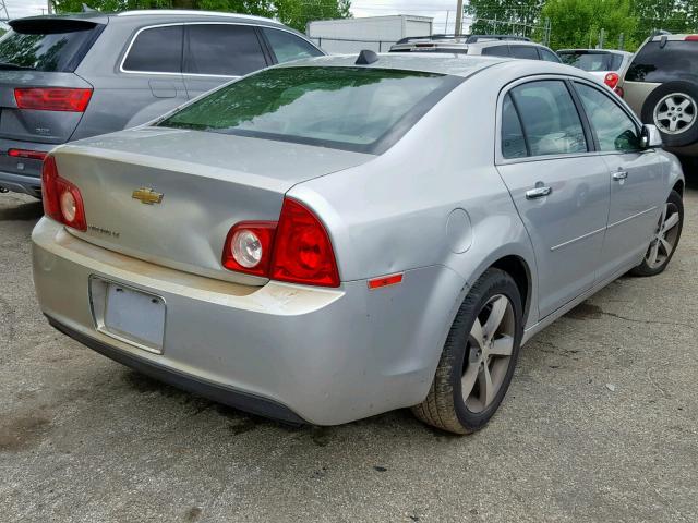 1G1ZC5EU1CF180011 - 2012 CHEVROLET MALIBU 1LT SILVER photo 4