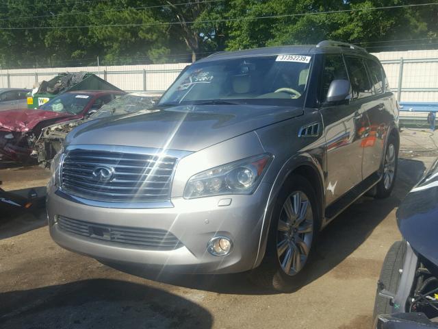 JN8AZ2NF5C9515163 - 2012 INFINITI QX56 TAN photo 2