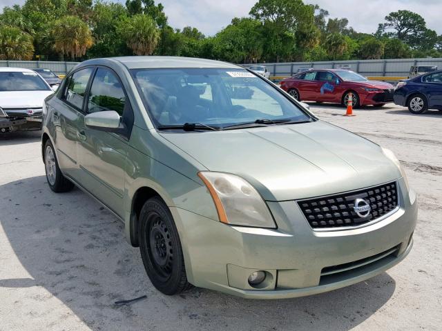 3N1AB61E68L729746 - 2008 NISSAN SENTRA 2.0 GREEN photo 1