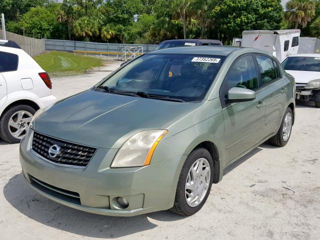 3N1AB61E68L729746 - 2008 NISSAN SENTRA 2.0 GREEN photo 2