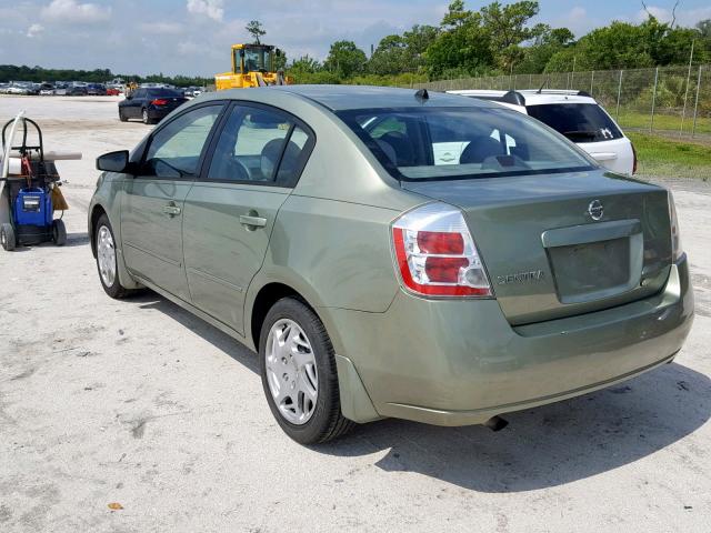 3N1AB61E68L729746 - 2008 NISSAN SENTRA 2.0 GREEN photo 3