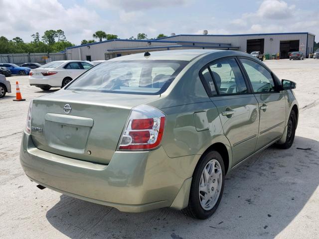 3N1AB61E68L729746 - 2008 NISSAN SENTRA 2.0 GREEN photo 4