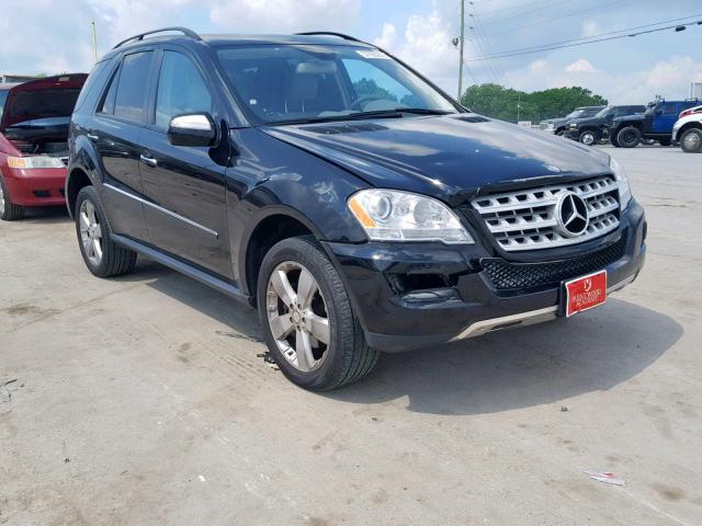 4JGBB86E09A497008 - 2009 MERCEDES-BENZ ML 350 BLACK photo 1