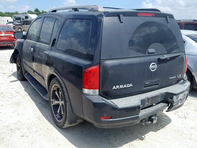 5N1BA08D18N623117 - 2008 NISSAN ARMADA SE BLUE photo 3