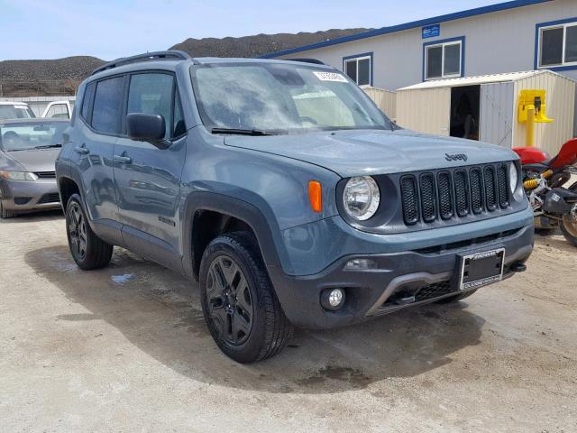 ZACCJBAB6JPH52299 - 2018 JEEP RENEGADE S GRAY photo 1