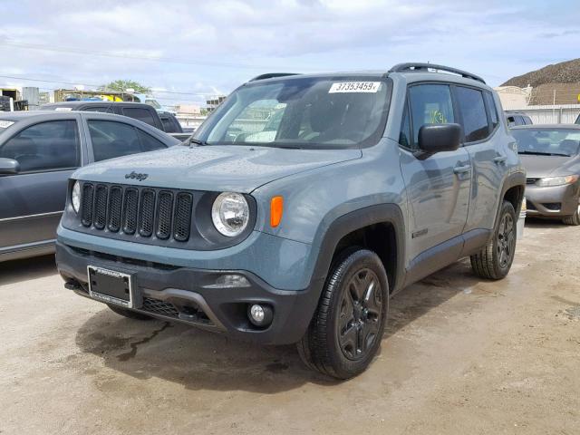 ZACCJBAB6JPH52299 - 2018 JEEP RENEGADE S GRAY photo 2