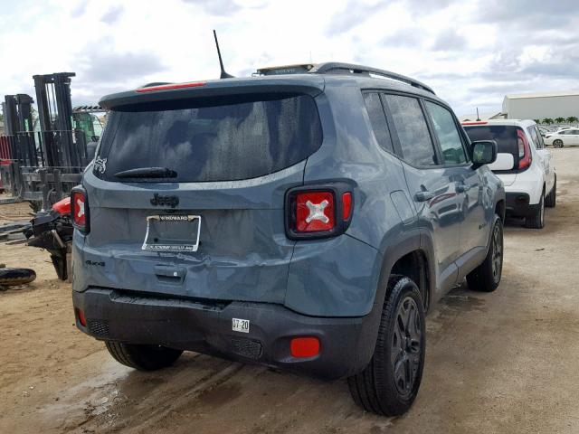 ZACCJBAB6JPH52299 - 2018 JEEP RENEGADE S GRAY photo 4