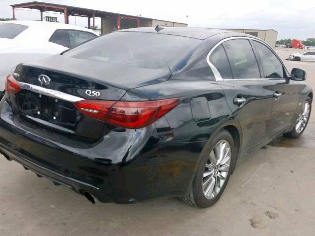 JN1EV7AP8JM591199 - 2018 INFINITI Q50 LUXE BLACK photo 4