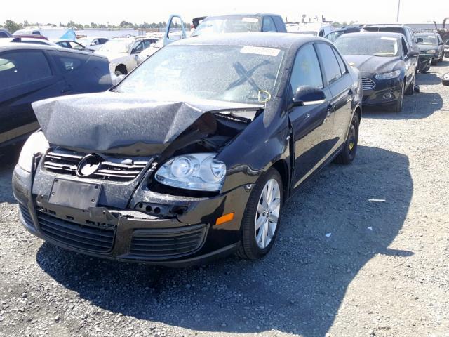 3VWRA7AJ9AM029531 - 2010 VOLKSWAGEN JETTA WOLF BLACK photo 2