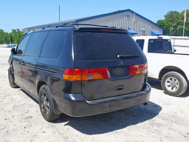 5FNRL18663B103197 - 2003 HONDA ODYSSEY EX BLACK photo 3