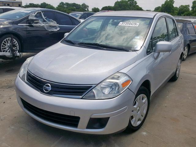 3N1BC1AP0BL424286 - 2011 NISSAN VERSA S SILVER photo 2