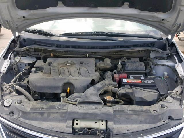 3N1BC1AP0BL424286 - 2011 NISSAN VERSA S SILVER photo 7