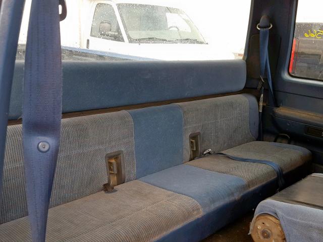 1FTJX35F8TEB55658 - 1996 FORD F350 BLUE photo 6