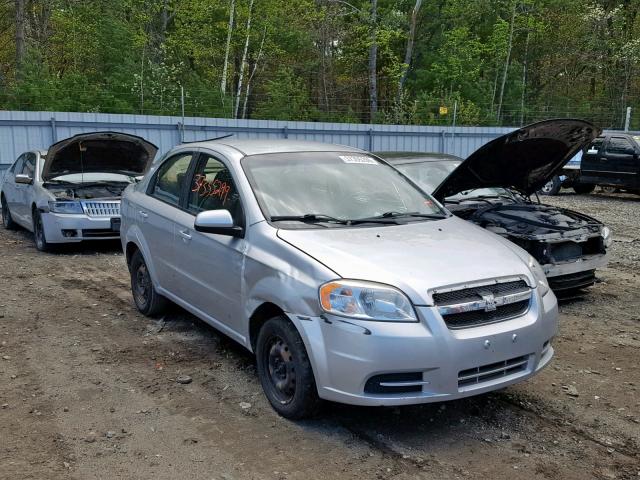 KL1TD5DE6BB181592 - 2011 CHEVROLET AVEO LS SILVER photo 1