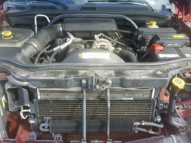 1J8HG48K47C628012 - 2007 JEEP COMMANDER 勃艮第红 照片 7