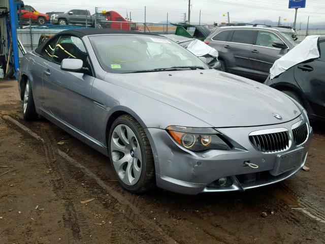 WBAEK13597CN84045 - 2007 BMW 650 I SILVER photo 1