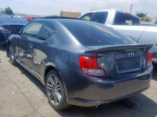 JTKJF5C72C3034283 - 2012 TOYOTA SCION TC ნაცრისფერი ფოტო 3